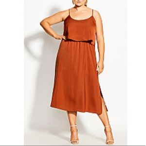 NWT City Chic Double Layer Midi/Maxi L